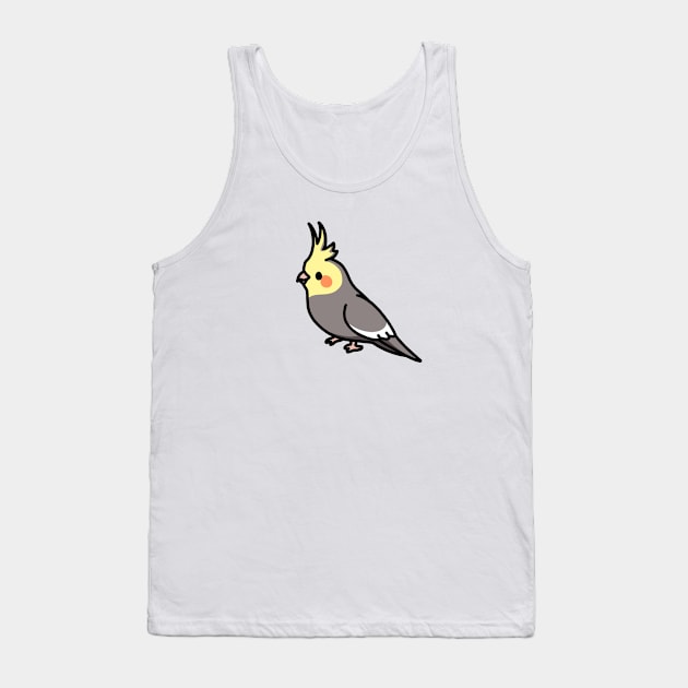 Cockatiel Tank Top by littlemandyart